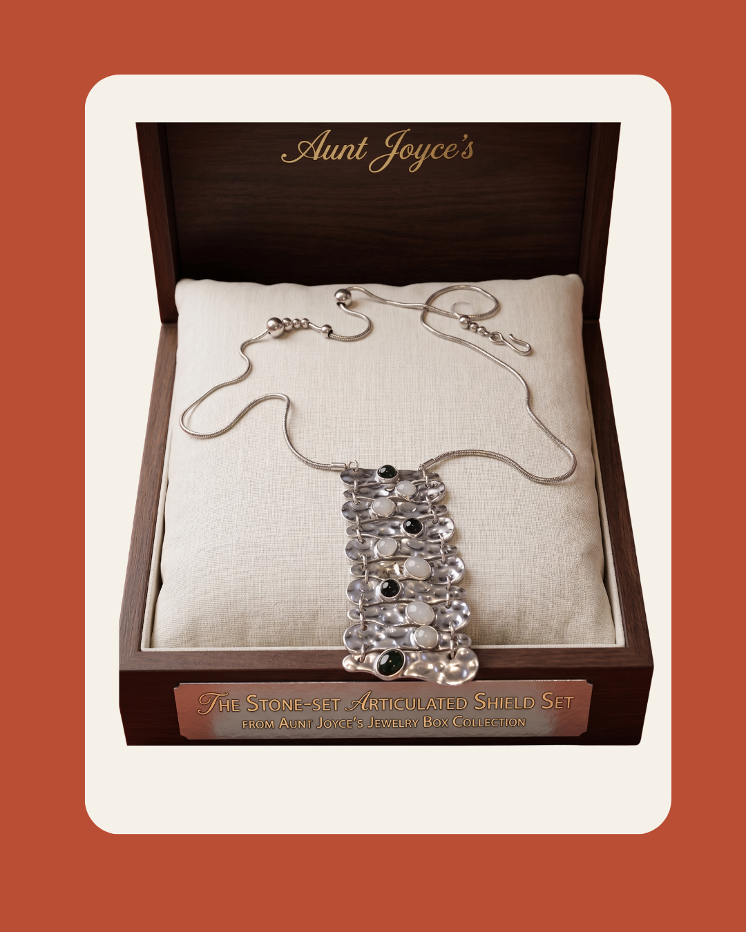 The Stone-Set Shield Pendant