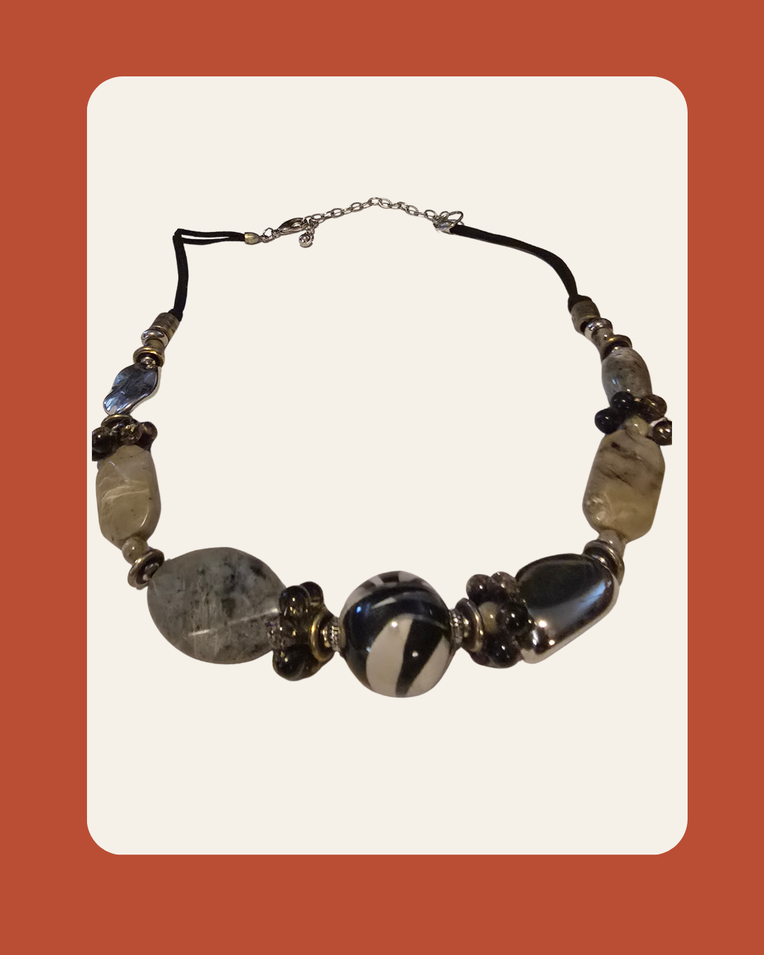 Monochrome Muse Necklace