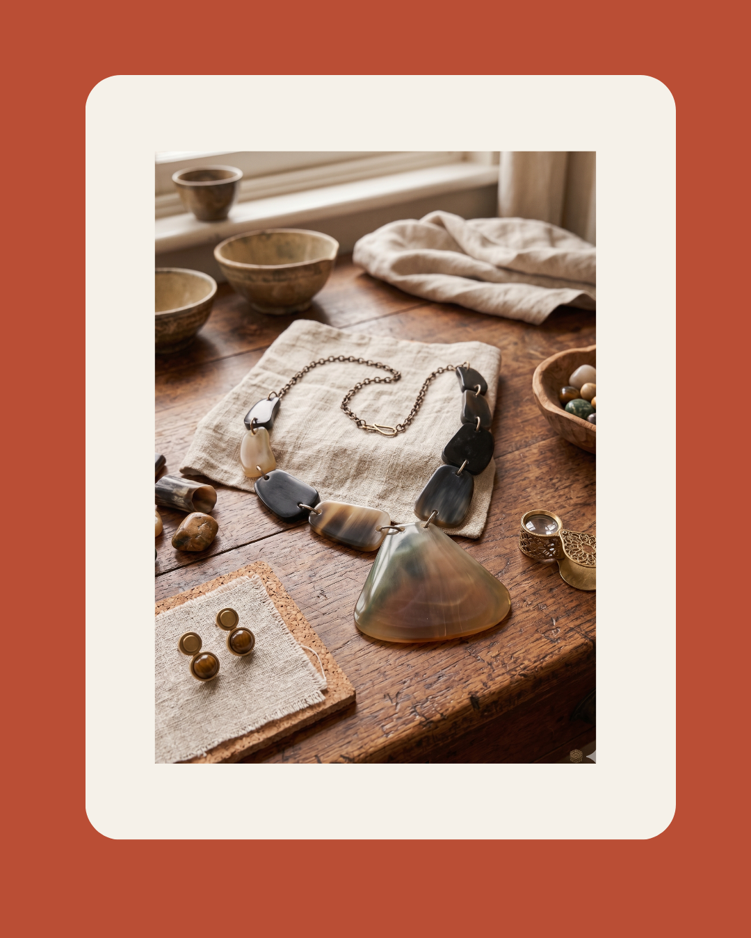 Natural Horn Necklace